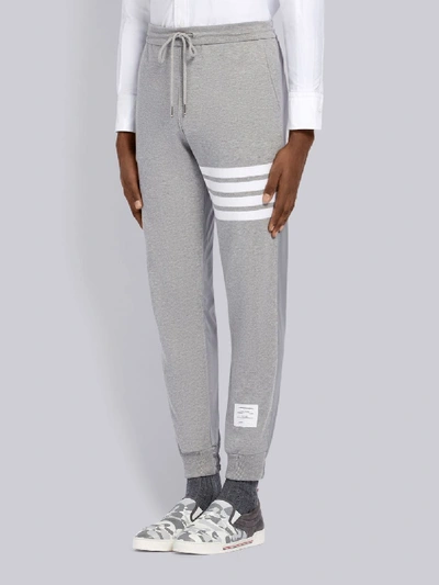 Shop Thom Browne 4-bar Half-&-half Sweatpants In Grey