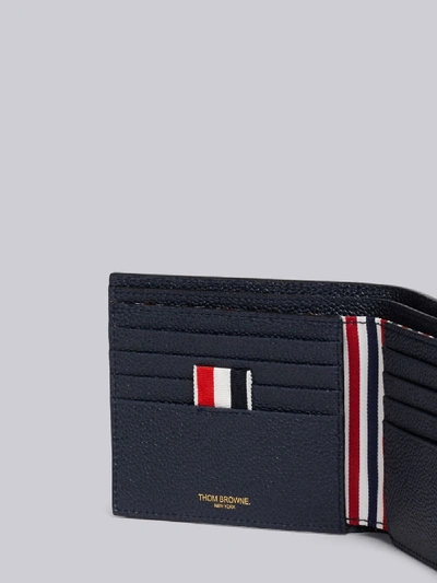 Shop Thom Browne Airmail Print Billfold Wallet In Blue