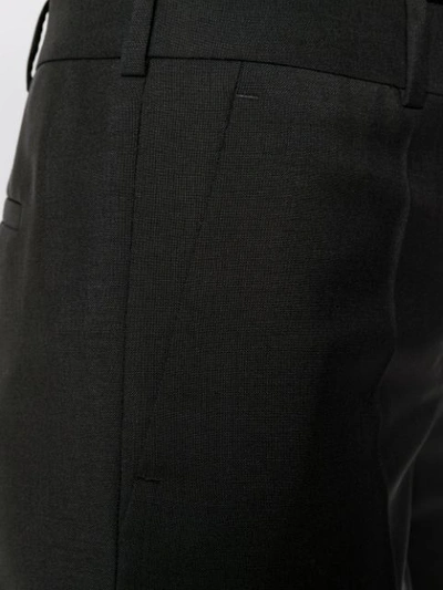 Shop Givenchy Crepe Zipper Pants In Black