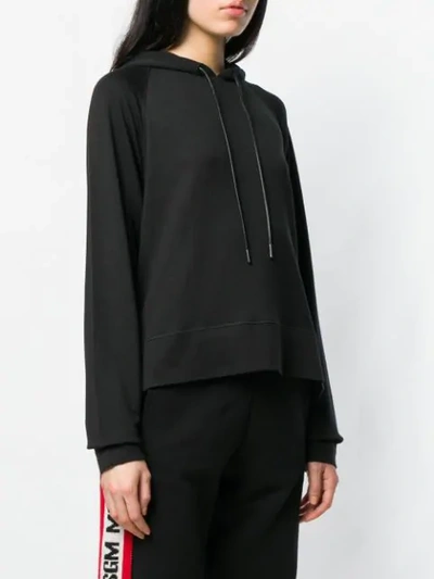 Shop Rag & Bone Hooded Sweatshirt In Black