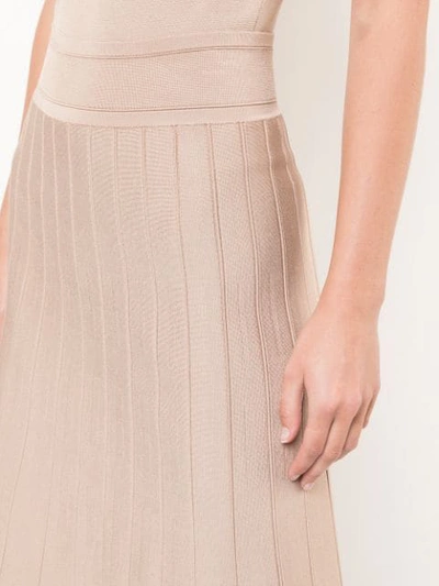 Shop Casasola A-line Midi Skirt In Brown