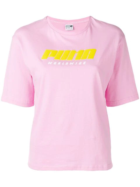 light pink puma shirt