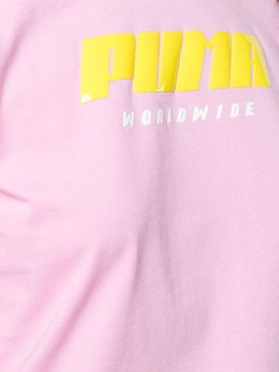 Shop Puma Logo T-shirt - Pink