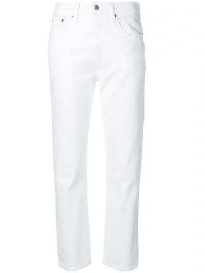 Shop Levi's Slim Fit Straight Jeans In White