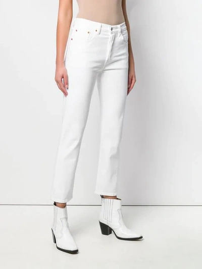 Shop Levi's Slim Fit Straight Jeans In White