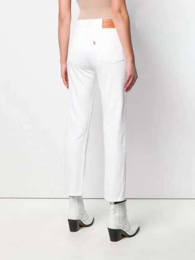 Shop Levi's Slim Fit Straight Jeans In White