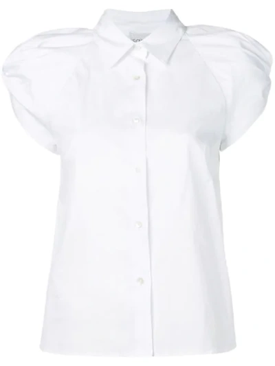 Shop Sara Roka Suzy Shirt In White