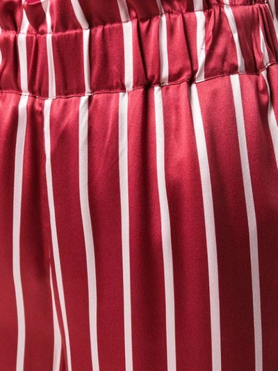 Shop Asceno Striped Wide In Red