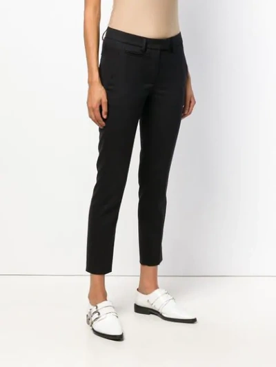 Shop Dondup Tailored Trousers In Black