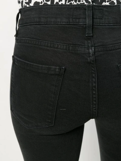 Shop Pinko Cropped Skinny Jeans - Black