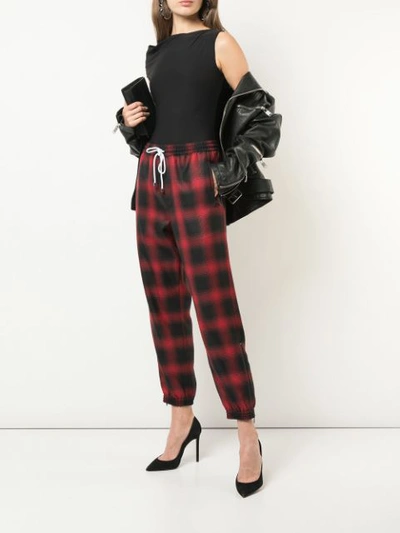 Shop Alix Logan Asymmetric Bodysuit In Black