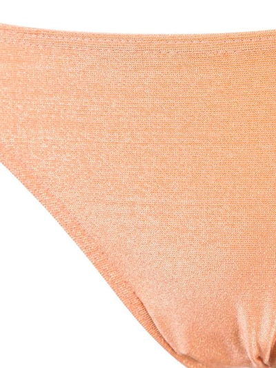 Shop Suboo Verano Lurex Slim Bikini Bottoms In Orange