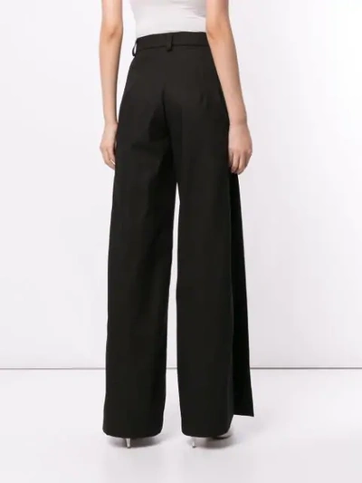 Shop Walk Of Shame Wide-leg Trousers In Black