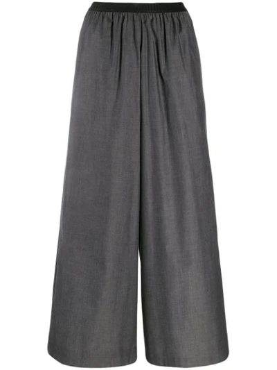 Shop Antonio Marras Wide Leg Trousers - Grey