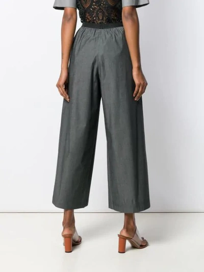 ANTONIO MARRAS WIDE LEG TROUSERS - 灰色