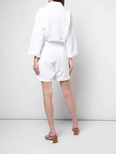 Shop Nili Lotan Ariana Jumpsuit In White