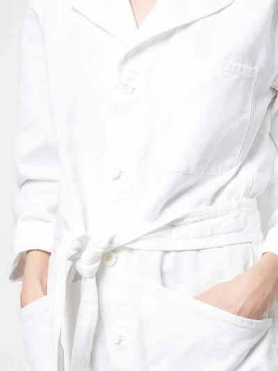 Shop Nili Lotan Ariana Jumpsuit In White