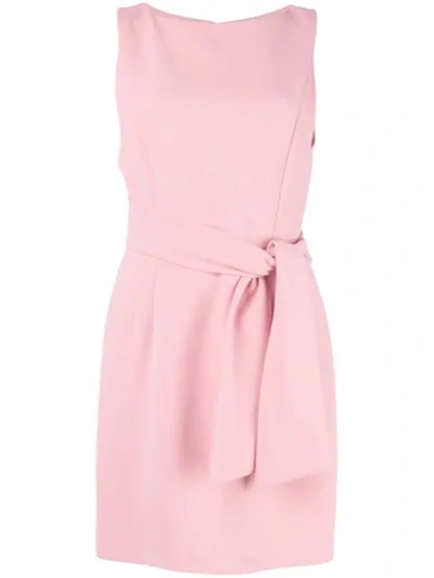 Shop Alice And Olivia Sleeveless Cocktail Dress In Pink