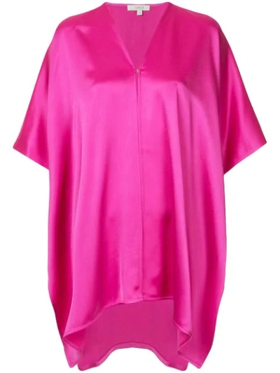 Shop Layeur V-neck Tunic In Pink