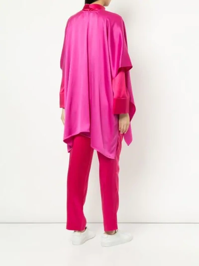 Shop Layeur V-neck Tunic In Pink