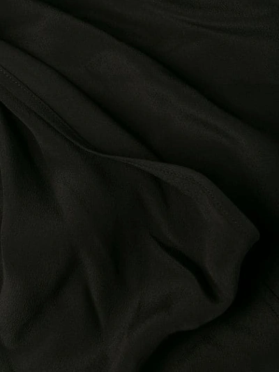 Rick Owens Draped Long Dress In Black