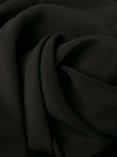 RICK OWENS DRAPED LONG DRESS - 黑色