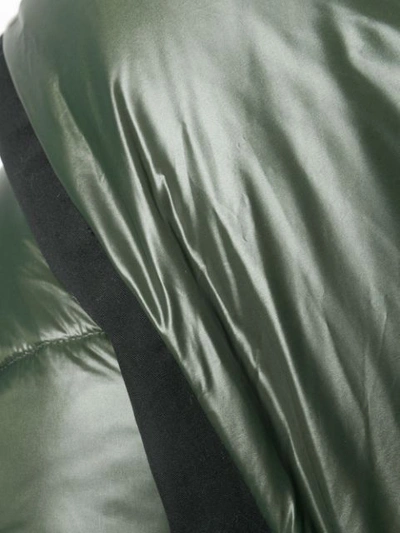 Ben Taverniti Unravel Project Oversized Padded Coat In Green