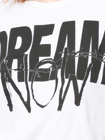 HAIDER ACKERMANN DREAM NOW T-SHIRT - 白色