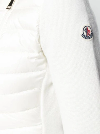 Shop Moncler Padded Jacket In Neutrals