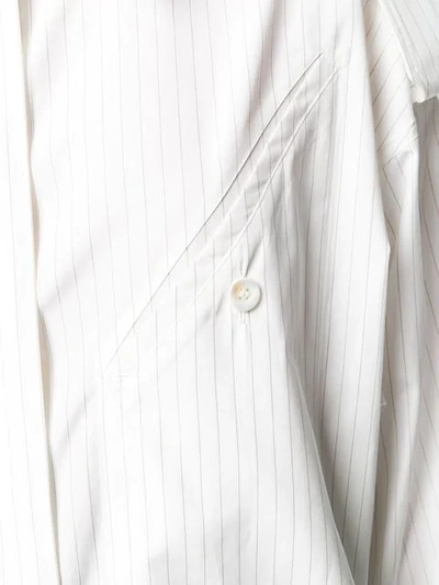 Shop Givenchy Classic Striped Shirt In White