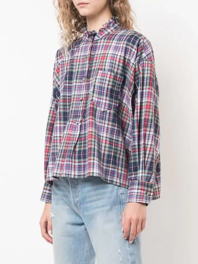 Shop Isabel Marant Étoile Plaid Shirt In Multicolour