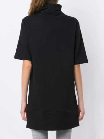 Shop Andrea Bogosian Embroidered Sweat Dress In Black
