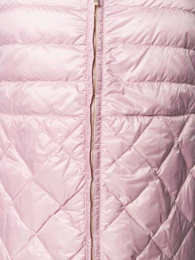 Shop Max Mara 's  Quilted Hood Jacket - Pink
