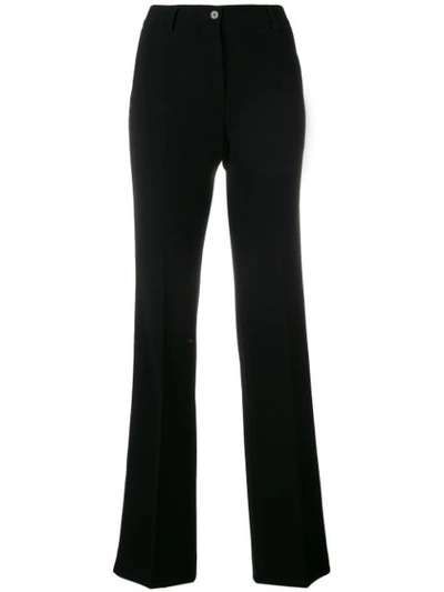 Shop Alberto Biani Tuxedo-style Trousers - Black