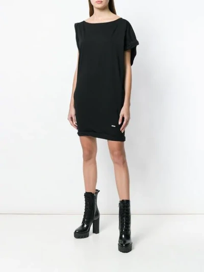 Shop Dsquared2 Asymmetric T In Black