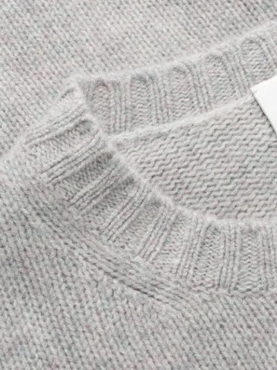 Shop Acne Studios Music Note Sweater - Grey