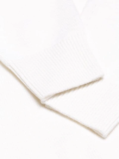 Shop Givenchy Basic Round Neck Jumper - White