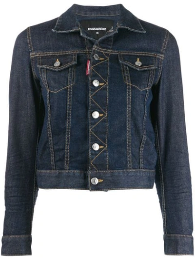 Shop Dsquared2 Classic Denim Jacket In Blue