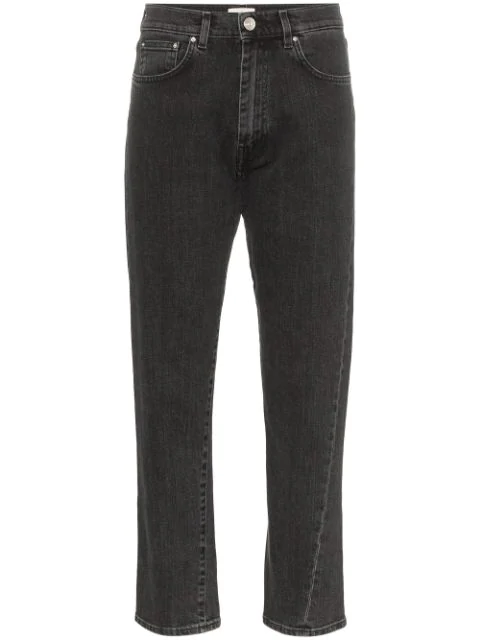 toteme straight denim black