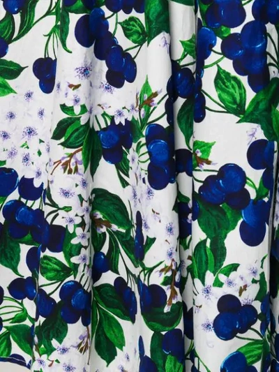 Shop Samantha Sung Midikleid Mit Blumen-print - Blau In Blue
