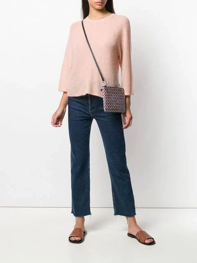 Shop By Malene Birger 3/4 Sleeve Knitted Top - Pink