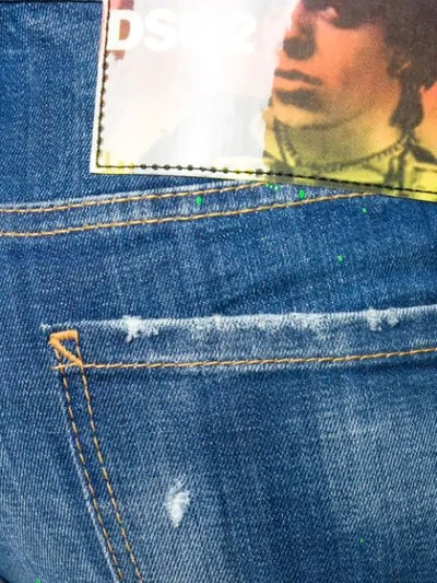 Dsquared2 Dsq2 Distressed Jeans In Blue