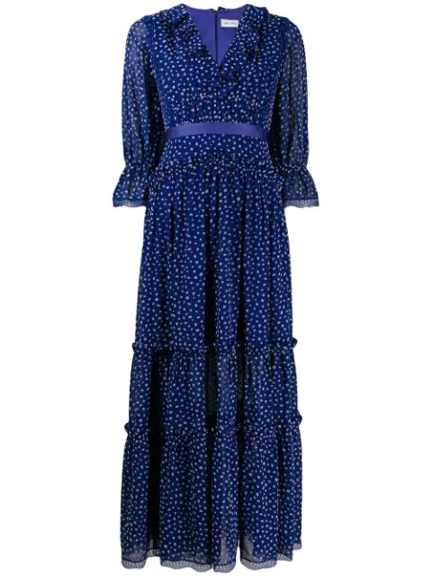 Three Floor Electra Dress In Blue | ModeSens