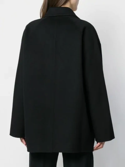 Shop Acne Studios A-line Jacket In Black