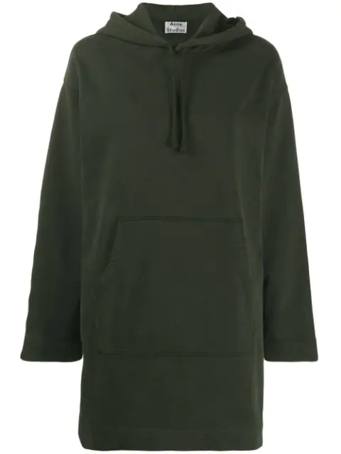 green hoodie dress