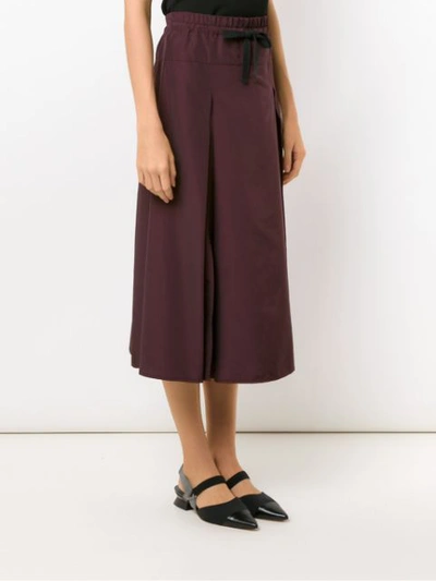 Shop Alcaçuz Lume Skirt In Purple