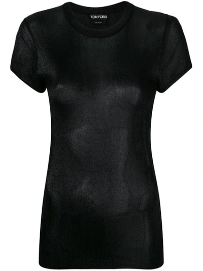 Shop Tom Ford Fitted T In Black