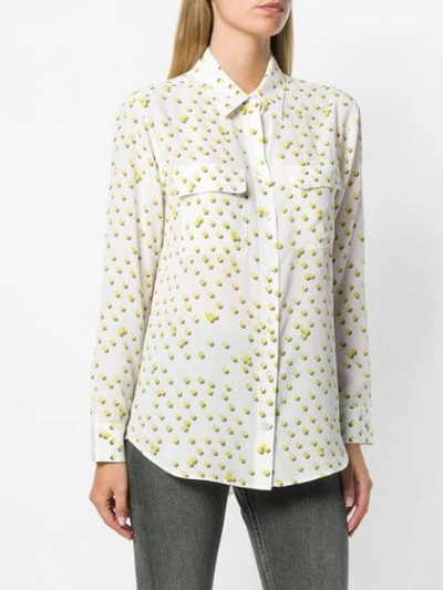 Shop Equipment Tennis Ball-print Shirt In White