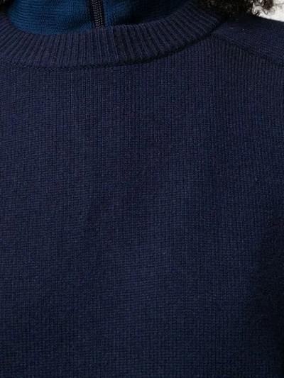 Shop Chloé Crew Neck Sweater In Blue