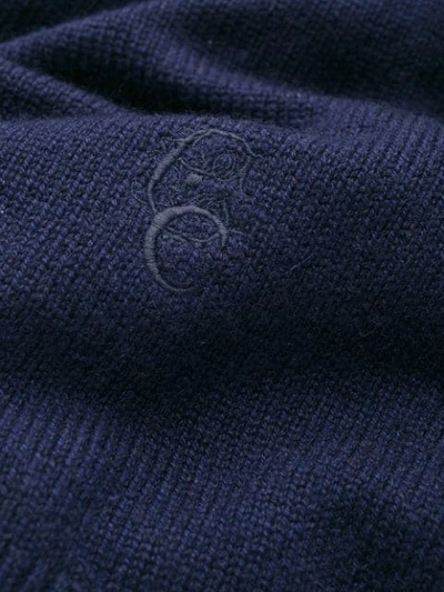 Shop Chloé Crew Neck Sweater In Blue